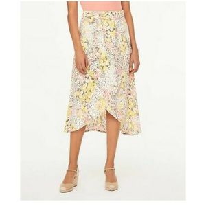 Loft Outlet garden wrap midi skirt